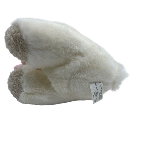 VTG Chosun Momma & Baby Plush White Bunny Rabbit Holding Pink Baby Bunny Toy - Picture 12 of 14